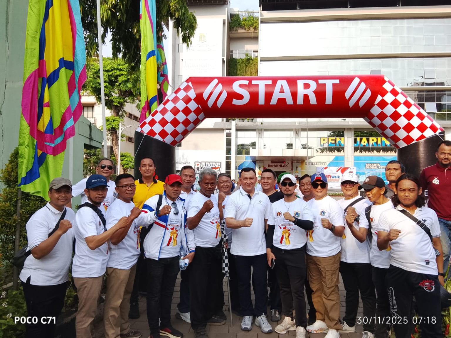 Peringati Hari Pahlawan, Pokja PWI Jakarta Utara dan Pemkot Jakut Gelar Fun Walk Kebangsaan