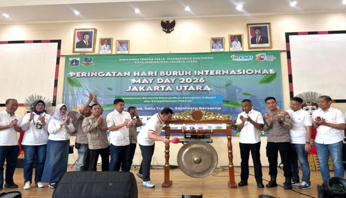 Hendra Wali Kota Jakut: May Day 2026 Momentum Perkuat Kebersamaan Tripartit